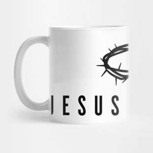 Jesus Thorn Crown Black Mug